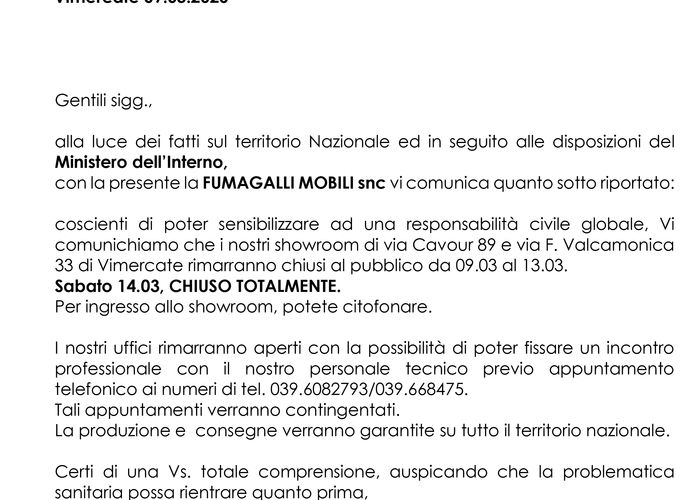 March 2020. Provisions of the Ministry of the Interior 08.03.2020