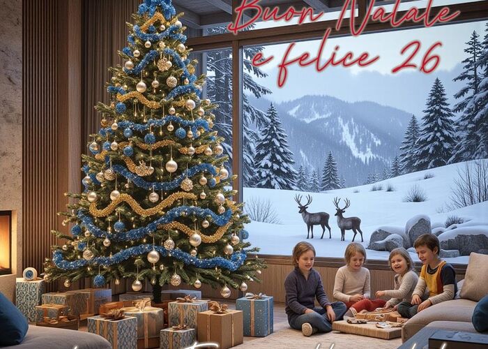Dicembre 2025 Buon Natale e felice 2026