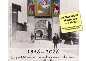 Gennaio 2026. Dopo 170 anni, rivivono i dipinti del ponte di S. Rocco.